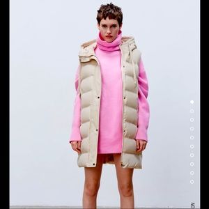 NBW ZARA PUFFER HOODED 3/4” VEST